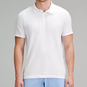 Lululemon Athletica White Polo Shirt